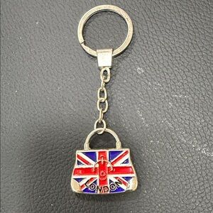 Union Jack London Purse Keychain - Red, Blue, White